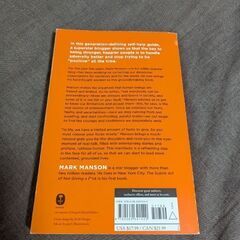 【洋書 English Book】The subtle art of not giving a f*ckの画像