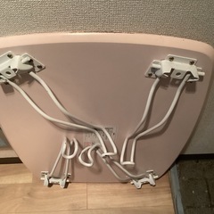 ニトリ 折りたたみテーブル キャル2 猫足 ローテーブルの画像