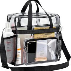 クリアバッグ トート ショルダーバッグ 透明バックの画像