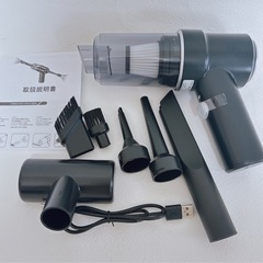 【新品未使用品】　ハンディクリーナー 車用 掃除機 ハンディ掃除...