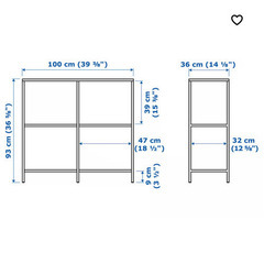 ガラス棚　シェルフ　スチールラック　IKEA ヴィットショーの画像