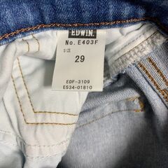 EDWIN 403 ストレートデニム ジーンズ 日本製 メンズ 29サイズの画像