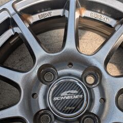 軽自動車、コンパクトカー用　Ａ－ＴＥＣＨシュナイダー５．５Ｊ　１４インチ４本セット②の画像