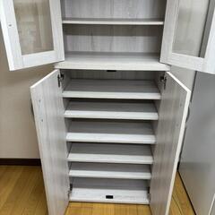 新品　収納棚　食器棚　取外し可能　組み合わせ自由　棚高さ調整可能...