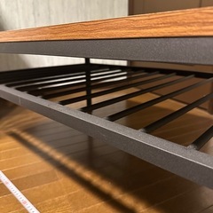 テーブル　木目調　の画像