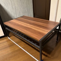 テーブル　木目調　