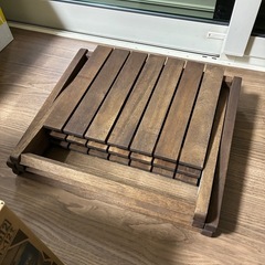 折りたたみできる3段ラック30×38.5×56cmの画像