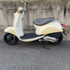 ホンダ　50cc スクーピー　原付　ベージュの画像