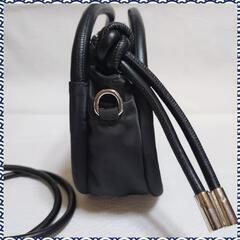GANNI ガニーレザーストラップ バゲット ミニショルダーバッグ/2wayの画像