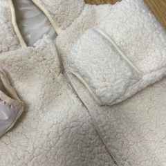 70cm 耳付きフード アウター 2点セットの画像