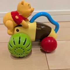 タカラトミー　くまのプーさん おててでブーブー　プーさんおもちゃ　赤ちゃんの画像