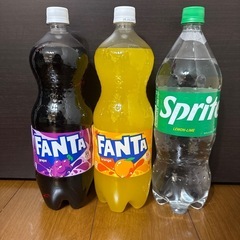 炭酸飲料　ファンタ　グレープ　オレンジ　スプライト
