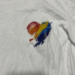 カラフルハート プリントTシャツ Sサイの画像