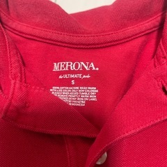 MERONA ポロシャツ 半袖シャツ 無地 Sサイズの画像