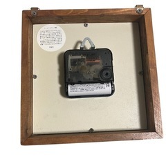 niko and... ニコアンド 置時計 レトロ 天然木 15×15×5cmの画像