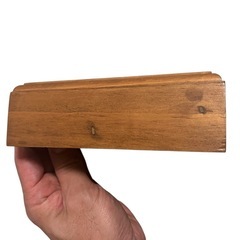 niko and... ニコアンド 置時計 レトロ 天然木 15×15×5cmの画像