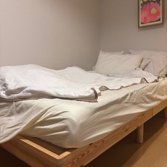 すのこセミダブルベッド