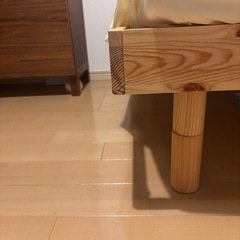 すのこセミダブルベッドの画像