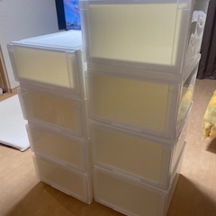 高さ30cmニトリ 押し入れ用フィッツユニットケース Mサイズ ワイド1つ③の画像