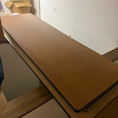 折り畳み座卓 テーブル 2つセット 長いテーブル