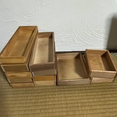 木製トレイ　12個セット