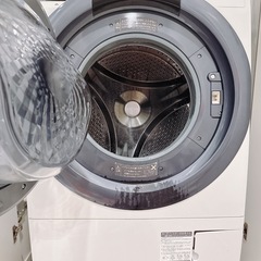 保証期間有　SHARPシャープ ドラム式洗濯乾燥機 ホワイトES...