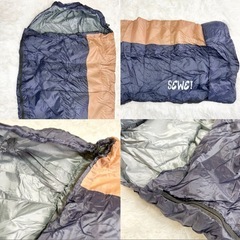 ❤️新品❤️【2点セット】SEWEI寝袋 シュラフ 封筒型 防水 保温 冬用 軽量 アウトドア用 丸洗い可の画像
