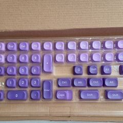 未使用 キーボードキーキャップ PBTキーキャップ 134キーキーキャップの画像