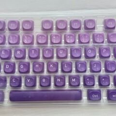 未使用 キーボードキーキャップ PBTキーキャップ 134キーキーキャップの画像