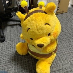 くまのプーさん　【FDT】まんぷくみつばち 超超BIGぬいぐるみ