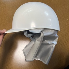 防災ヘルメット ホワイト 小学生　学校　の画像