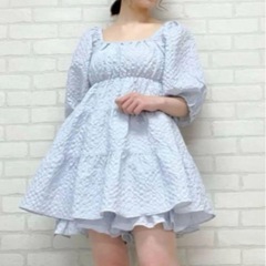 ジェラピケ　カップインティアードフレアプルオーバー　ショートパンツ　 ワンピースの画像
