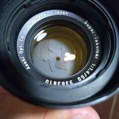 極上品　PENTAX Super-Takumar 50mm F1.4 ＋純正フードの画像