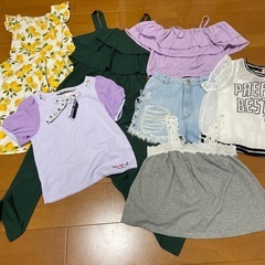 女の子　夏服　まとめてセット　140 150 GAP リズリサ