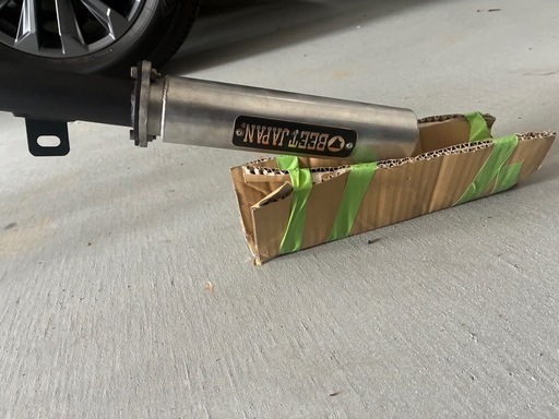当時物ビート管
cbx400F用マフラー