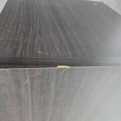 テレビボード　キャスターなし　サイズ約100×34高さ36cm　ハガレ・キズ・サビあります　ek-603gedの画像