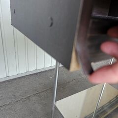 テレビボード　キャスターなし　サイズ約100×34高さ36cm　ハガレ・キズ・サビあります　ek-603gedの画像