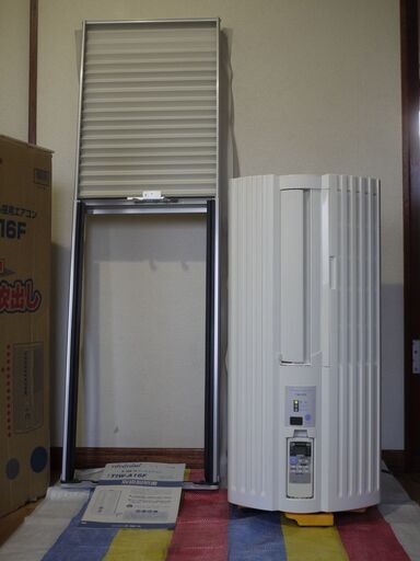 トヨトミ 窓用エアコン TIW−A16F 冷房用　05年製 トヨトミ 窓用エアコン TIW−A16F 冷房用 05年製 - メルカリ