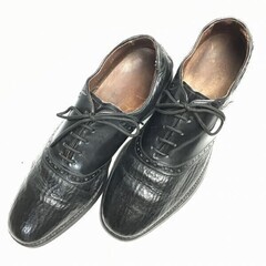 試着交換OK！70-80’s？Vintage 　アレンエドモンズ　サドルシューズ　ビジネスシューズ〈黒/BLACK/ブラック〉size9A　Vintage/　/メンズ//men's 菅NO.WZF-91の画像