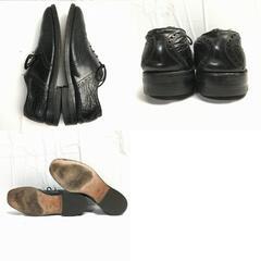 試着交換OK！70-80’s？Vintage 　アレンエドモンズ　サドルシューズ　ビジネスシューズ〈黒/BLACK/ブラック〉size9A　Vintage/　/メンズ//men's 菅NO.WZF-91の画像