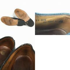 試着交換OK！ジョンストン＆マーフィー/アリストクラフト　Vintage 　ロングウイングチップ〈黒/BLACK/ブラック〉size11D/B：28.5-29.5程度/メンズ//men's 菅NO.WZF-164の画像