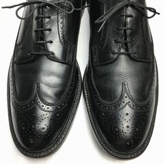 試着交換OK！1979年製？FRORSHEIM　フローシャイム　ケンムール　ロングウイングチップ　ビジネスシューズ〈黒/BLACK/ブラック〉size12B/メンズ//men's 菅NO.WZF-128の画像