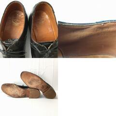 70s-80s/Vintage★THE WORTHMORE SHOE【サイズ10.5B　27.0-27.5】USA サドルシューズ　ビジネスシューズ　黒×こげ茶　管NO.WZF-11の画像