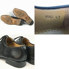 試着交換OK！MAGNANNI/マグナーニ　スワールモカ/ビジネスシューズ〈黒/BLACK/ブラック〉size43/27.5-28.0程度/メンズ//men's 菅NO.WZE-186の画像