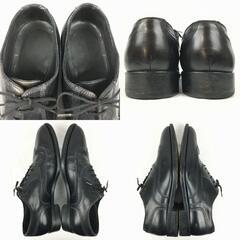 試着交換OK！SUTOR MANTELLASSI/ストールマンテラッシ　ウイングチップ/ビジネスシューズ〈黒/BLACK/ブラック〉size7.5/26.0程度　Vintage///men's 菅NO.WZE-185の画像
