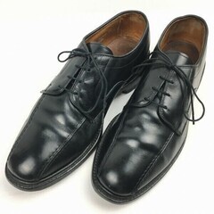 試着交換OK！AllenEdomonds/アレンエドモンズ　Vintage Hillcrest　スワールモカ　ビジネスシューズ〈黒/BLACK/ブラック〉size8D　25.5-26.0///men's 菅NO.WZE-145の画像