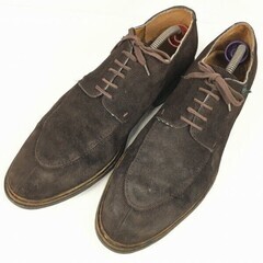 試着交換OK！Paraboot/パラブーツ　size12R　CHAMBORD/シャンボード　スエードUチップ　シューズ　ダークブラウン/茶/BROWN〉メンズ/shoes//men's 菅NO.WZD-192の画像