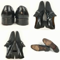試着交換OK！church's/チャーチ　希少CARDINALS/Vintage 　size8.5/27.0程度　コインローファー/ビジネスシューズ〈黒/BLACK/ブラック〉〕/men's 菅NO.WZD-191の画像