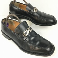 試着交換OK！フェラガモ　イタリア製　size9.5EE　オール...