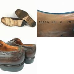 試着交換OK！SANTONI/サントーニ　イタリア製　ウイングチップ/ビジネスシューズ　ダークブラウン/茶/BROWN〉size7.5F/26.0程度//men's 菅NO.WZB-222の画像